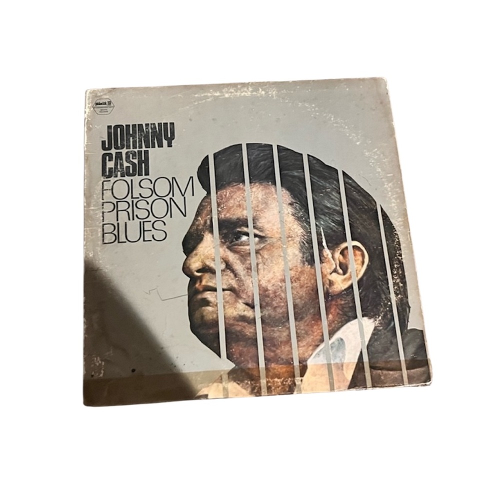 Folsom Prison Blues Vinyl Record - vintage